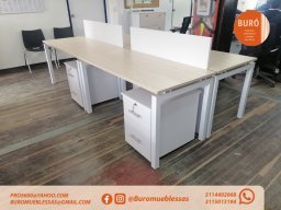 islas de trabajo mobiliario para oficina